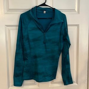 Blue under armour long sleeve